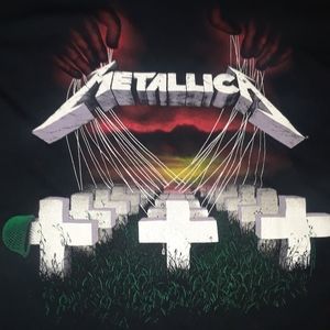 Metallica Master of Puppets Band Tour Tshirt Sz M